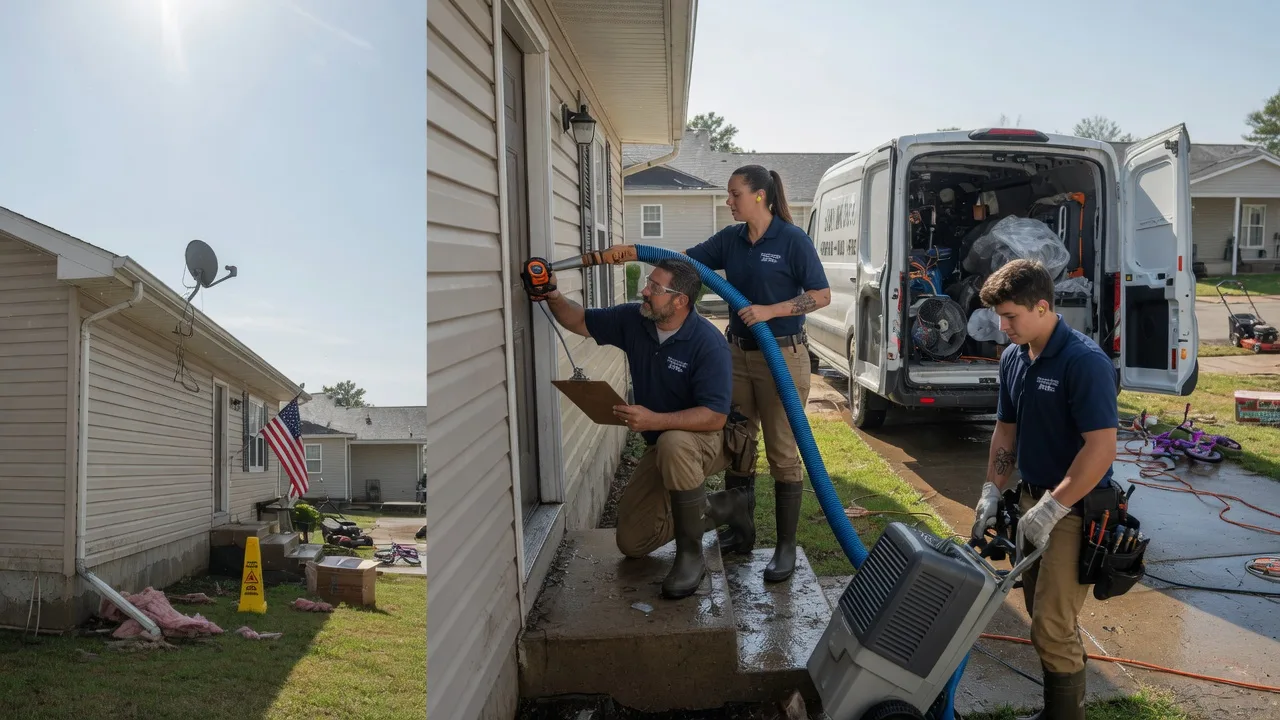 Ceiling Water Damage Restoration in Rush, NY near me
